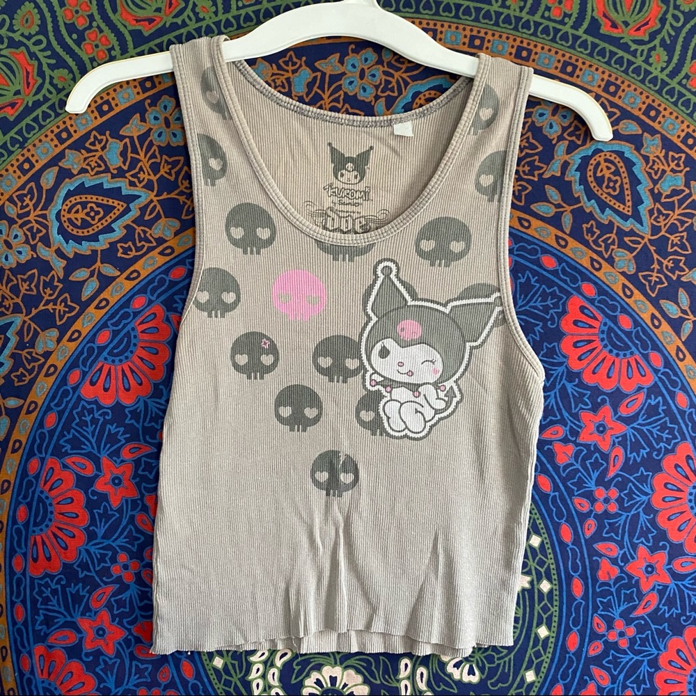 kuromi tank top !!